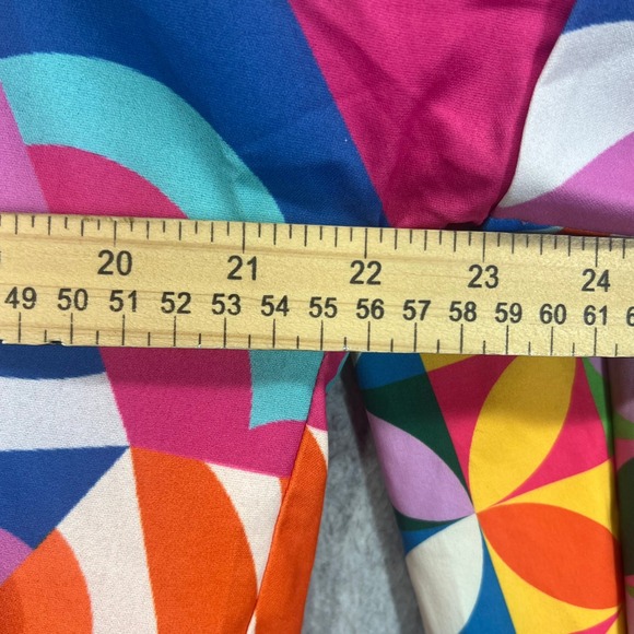 SSYS The Label Womens Short Sleeve V-Neck Geometric Abstract Print Tops Lot of 2 - Picture 7 of 10